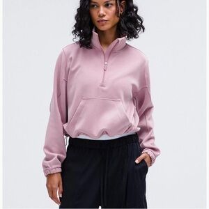 Lululemon brushed softstreme half zip